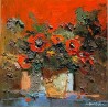 Poppies in a vase (0665)