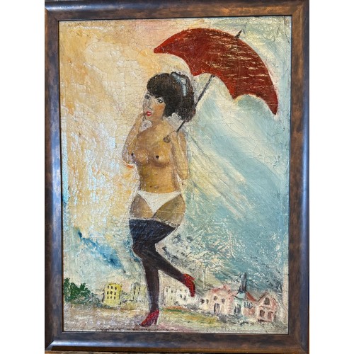 Lady with umbrella (0824)