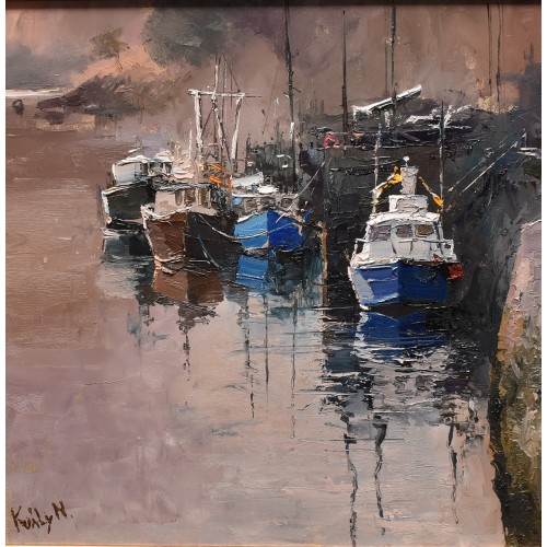 Morning in the harbour