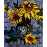Sunflowers in a vase (0444)
